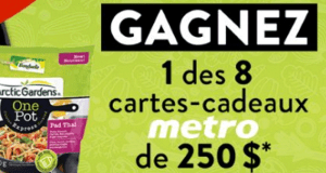 Gagnez une des 8 cartes-cadeaux Métro de 250 $