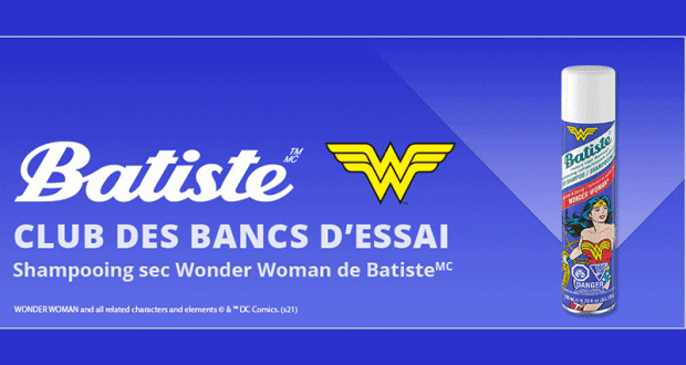 100 shampooings secs Wonder Woman de Batiste à tester