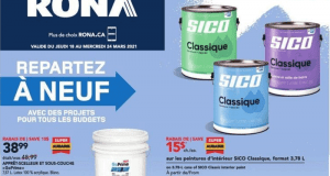 Circulaire Rona du 18 mars au 24 mars 2021