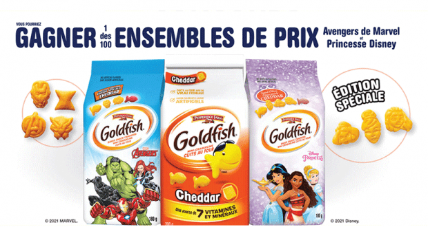 Gagnez 100 ensembles de prix Princesses Disney et Avengers de Marvel