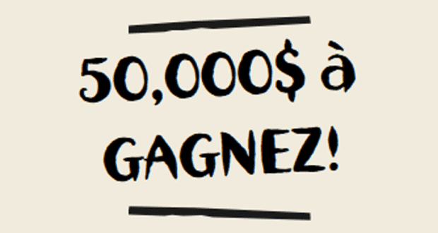 Gagnez 11 prix de 50 000 $