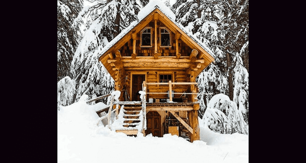 Gagnez un week-end dans un chalet en bois rond