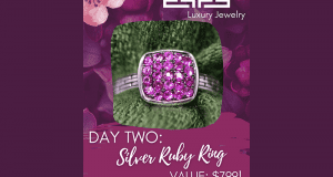 Gagnez une bague en argent massif sertie de rubis (Valeur de 799 $)