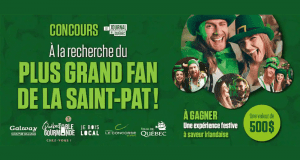 Gagnez une expérience festive à saveur irlandaise