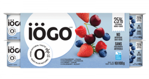 Yogourt IÖGO 0% (16 x 100 g) à 2.98$ au lieu de 5.97$