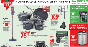 Circulaire Canadian Tire du 15 avril au 21 avril 2021