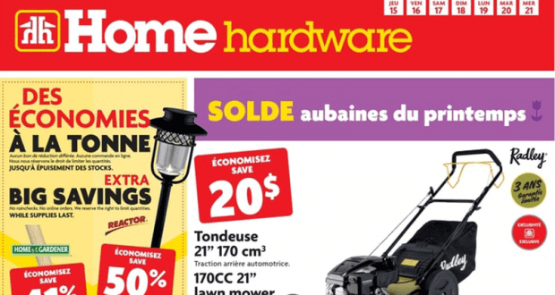 Circulaire Home Hardware du 15 avril au 21 avril 2021