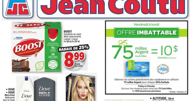 Circulaire Jean Coutu du 22 avril au 28 avril 2021