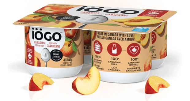 Coupon de 1$ sur un yogourt iögo Récolte Canadienne