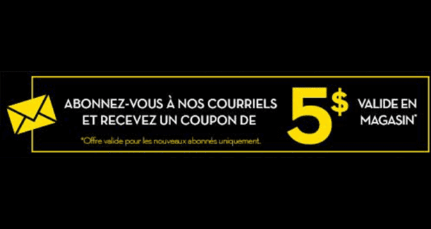 Coupon de 5 $ GRATUIT à échanger chez Tigre Géant