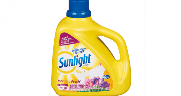 Détergent à lessive Sunlight 110 brassées à 7.44$