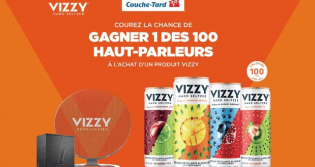 Gagnez 100 haut-parleurs Vizzy de 112 $ CAD chacun