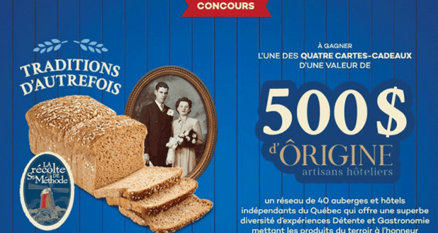 Gagnez 4 cartes-cadeaux d’Ôrigine artisans hôteliers de 500 $ chacune