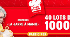 Gagnez 40 prix en argent de 1000$ + 10 000 produits Peek Freans