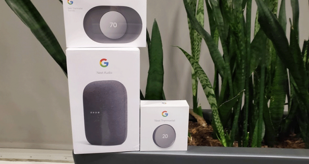 Gagnez un haut-parleur et un thermostat Google Nest
