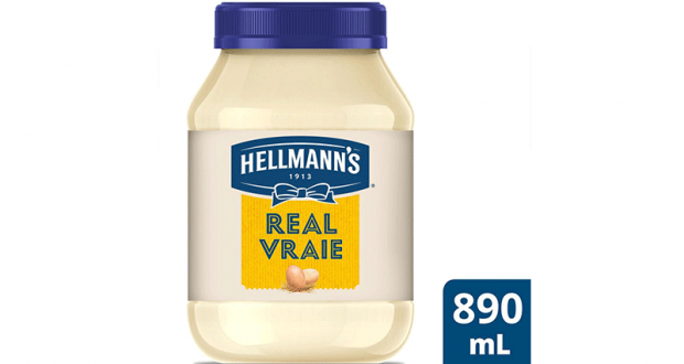 Mayonnaise Hellmann’s à 2.97$ au lieu de 4.99$