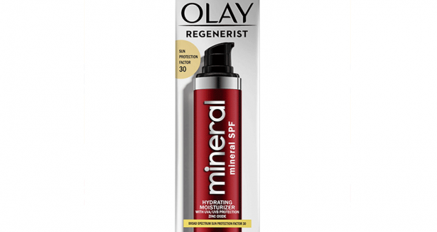 Testez le minéral hydratant pour le visage Olay Regenerist FPS 30