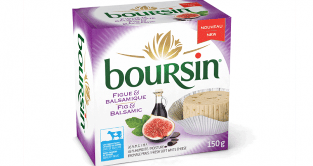 Un emballage de fromage Boursin à 97¢ au lieu de 5.76$