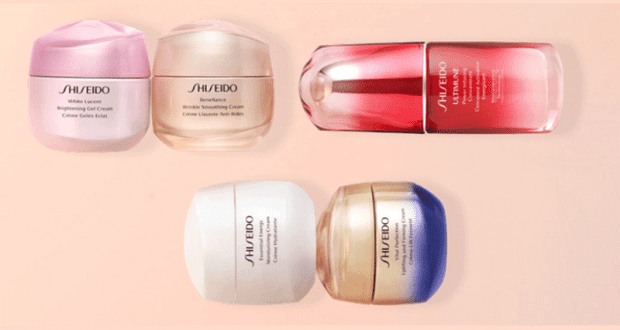 Échantillons gratuits des soins Shiseido