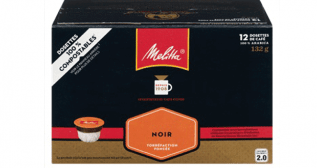 Coupon de 1.50$ Sur un produit au Dosettes de Café de Melitta