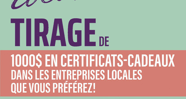 Gagnez 10 certificats-cadeaux de 100 $ dans l’entreprise de votre choix