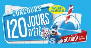 Gagnez 1800 serviettes de plage Slush Puppie (valeur de 49 950 $)