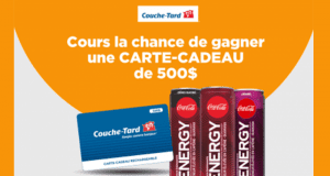 Gagnez 3 cartes cadeaux Couche-Tard de 500 $ chacune