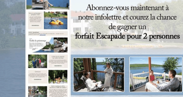 Gagnez Un forfait escapade pour 4 personnes au Manoir du lac William