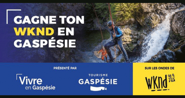 Gagnez un WKND inoubliable dans les sommets de la Gaspésie