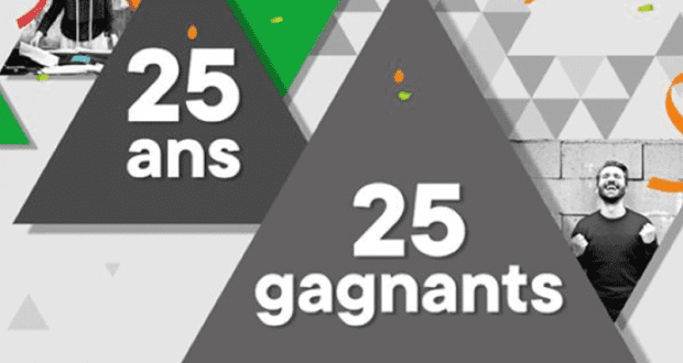 Gagnez un des 25 prix offerts (Valeur totale de 4445 $)