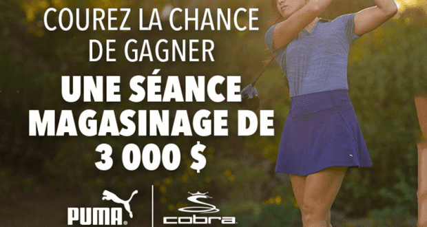 Gagnez une séance magasinage de 3000 $ chez Golftown