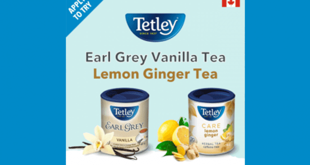 Infusions Tetley à tester gratuitement