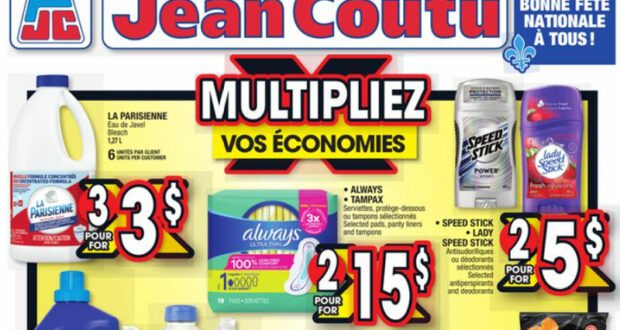 Circulaire Jean Coutu du 24 juin au 30 juin 2021