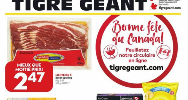 Circulaire Tigre Géant du 30 juin au 6 juillet 2021