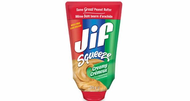 Coupon de 1$ a l'achat d'un produit Jif Squeeze 375g