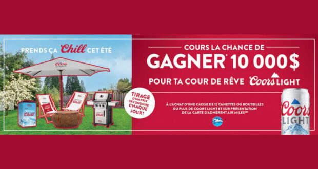 Gagnez 10 000 $ pour ta cour de rêve et des dizaines de prix secondaires