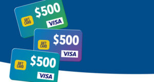 Gagnez 3 cartes Visa d'une valeur de 500 $ chacune
