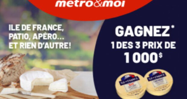 Gagnez 3 cartes prépayées Visa de 1000 $ chacune