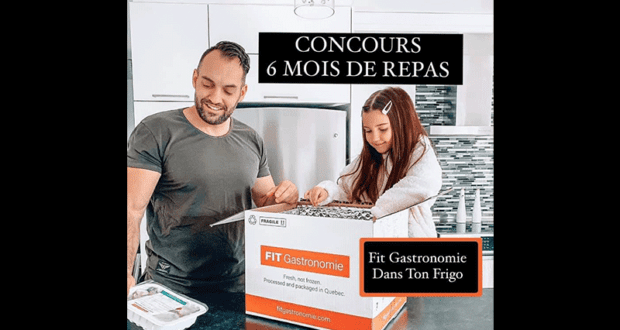 Gagnez 3 prix de 6 mois GRATUITS de délicieux repas Fit Gastronomie