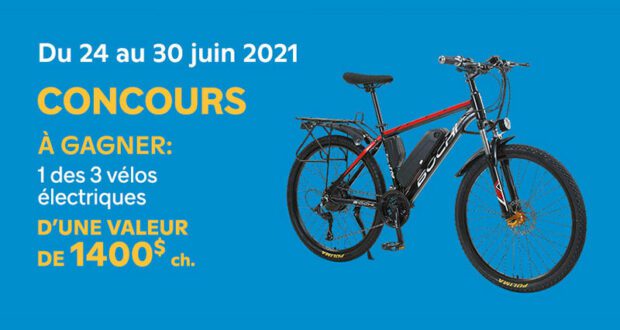 Gagnez 3 vélos électriques tout-terrain Bochi (1400 $ chacun)