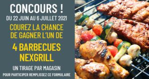 Gagnez 4 Barbecues de Nexgrill