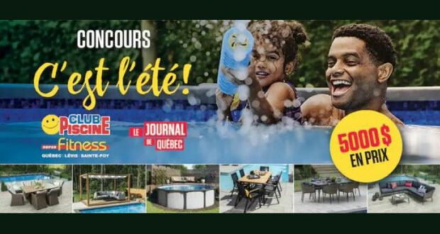 Gagnez 5 cartes cadeaux Club Piscine de 1000 $ chacune