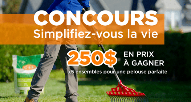 Gagnez 5 ensembles pour une pelouse parfaite