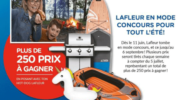 Gagnez plus de 250 prix tout au long de l'été