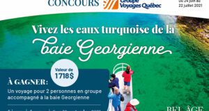 Gagnez un voyage pour 2 personnes à la baie Georgienne