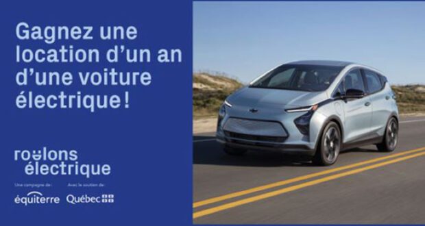 Gagnez une location d'un an d'une Chevrolet Bolt EV 2022