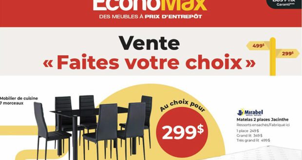 Circulaire EconoMax du 1 juillet au 28 juillet 2021