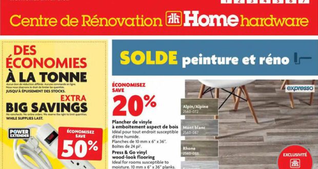 Circulaire Home Hardware du 1 juillet au 7 juillet 2021