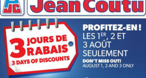 Circulaire Jean Coutu du 29 juillet au 4 août 2021