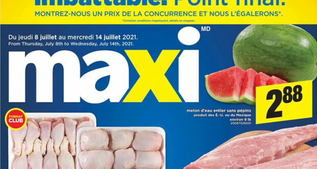 Circulaire Maxi du 8 juillet au 14 juillet 2021